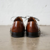 Men's Brown Split-Toe Leather Derbys — Harper