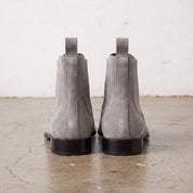 Men's Light Gray Suede Chelsea Boots — Calder