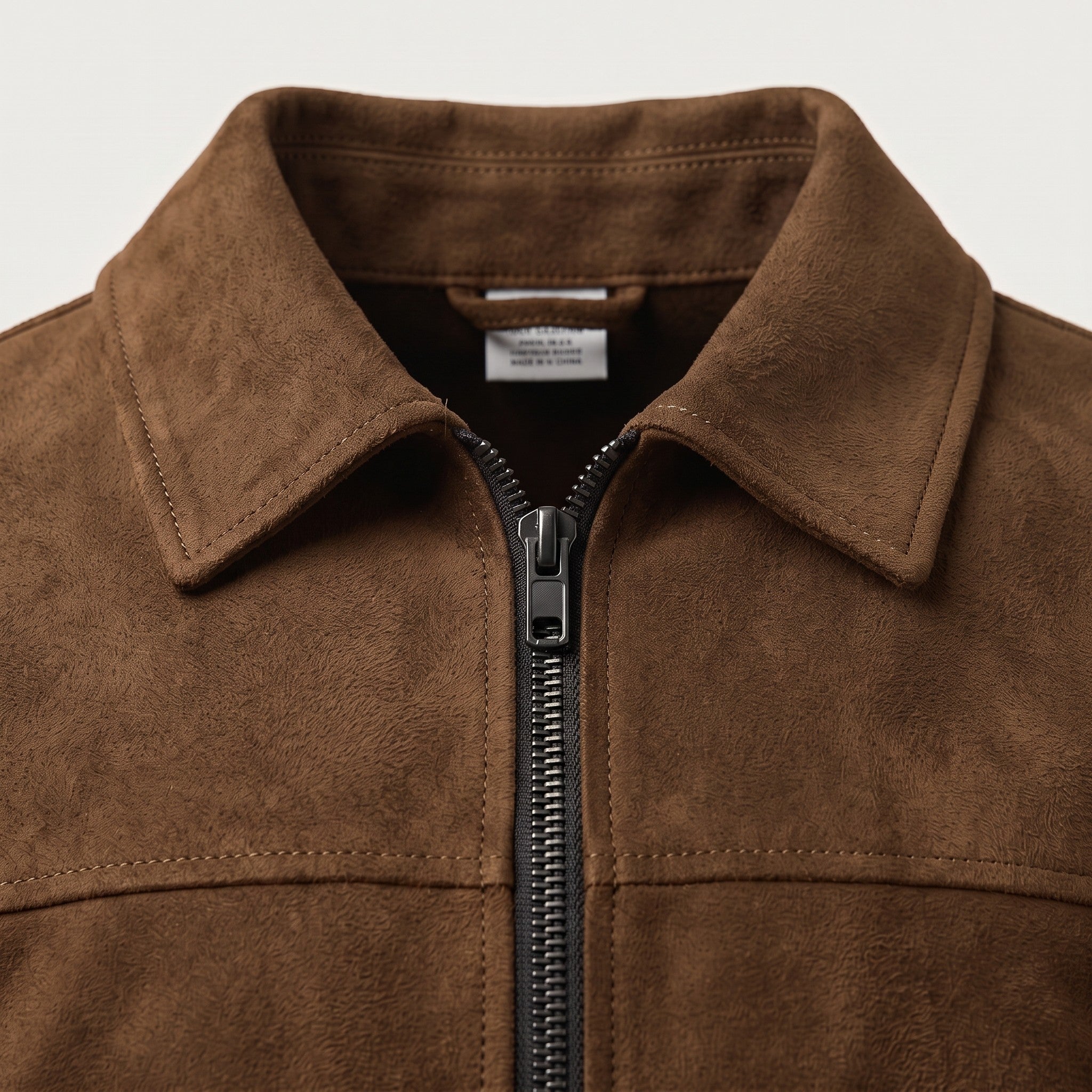 Men's Brown Suede Shirt Jacket — Ardley