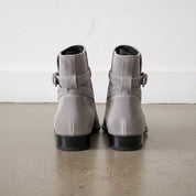 Men's Light Gray Plain-Toe Suede Jodhpur Boots — Hardwick