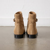 Men's Tan Plain-Toe Suede Jodhpur Boots — Hardwick