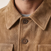 Men's Tan Suede Jacket — Culham