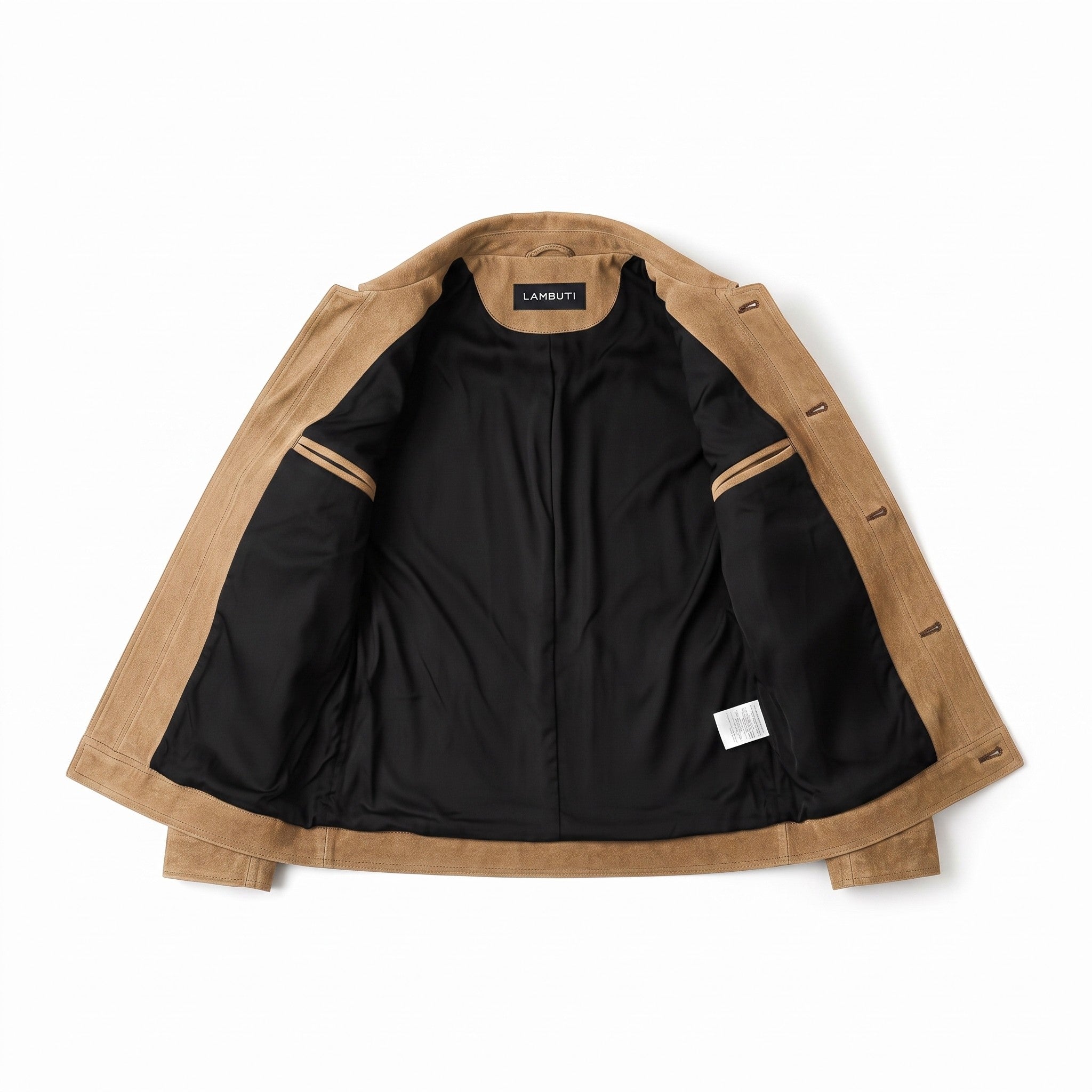 Men's Tan Suede Jacket — Culham