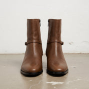 Men's Brown Plain-Toe Leather Jodhpur Boots — Humphrey