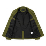 Men's Olive Green Suede Field Jacket — Aylesbury
