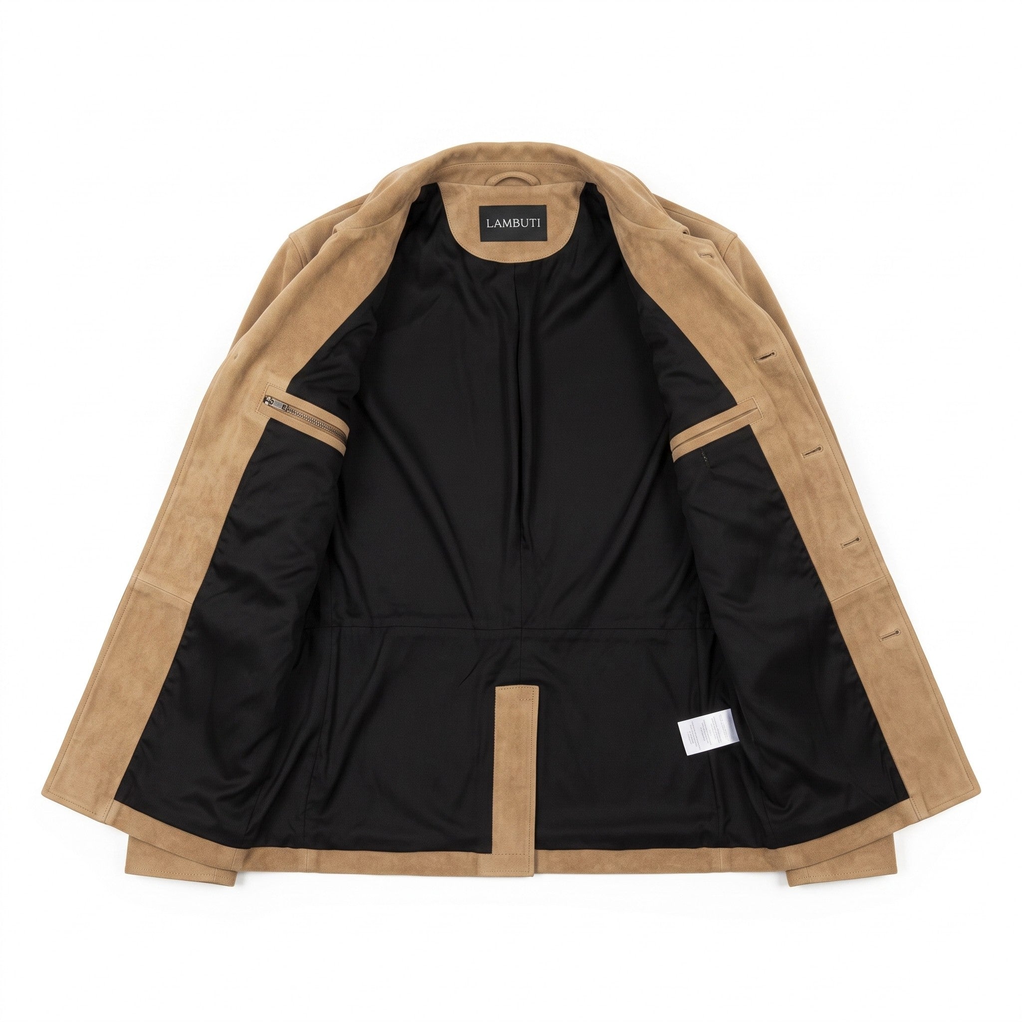 Men's Tan Suede Field Jacket — Aylesbury