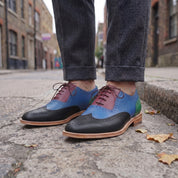 Men's Multicolor Wingtip Leather Oxfords — Frobisher