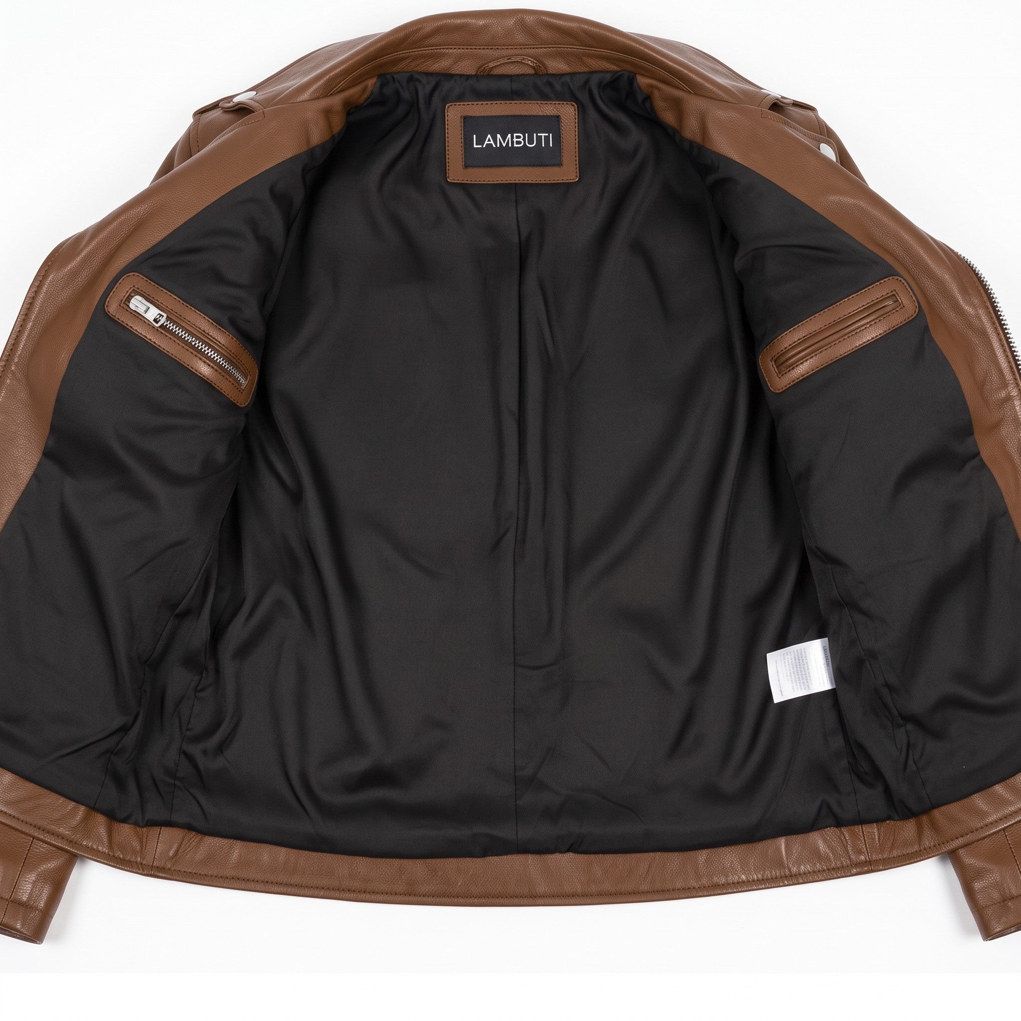 Men's Brown Leather Perfecto Jacket — Audley