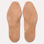 Light Brown Brogue-Perforated Full-Grain Leather Insoles — Hyde