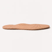 Light Brown Brogue-Perforated Full-Grain Leather Insoles — Hyde