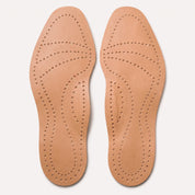 Light Brown Arch Wave Full-Grain Leather Insoles — Longworth