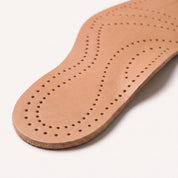 Light Brown Arch Wave Full-Grain Leather Insoles — Longworth