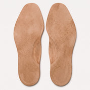 Light Brown Centre-Line Perforated Full-Grain Leather Insoles — Abborne