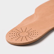 Light Brown Sunburst Full-Grain Leather Insoles — Apley