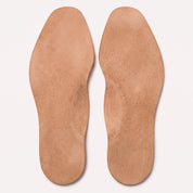 Light Brown Diamond-Punched Full-Grain Leather Insoles — Finham