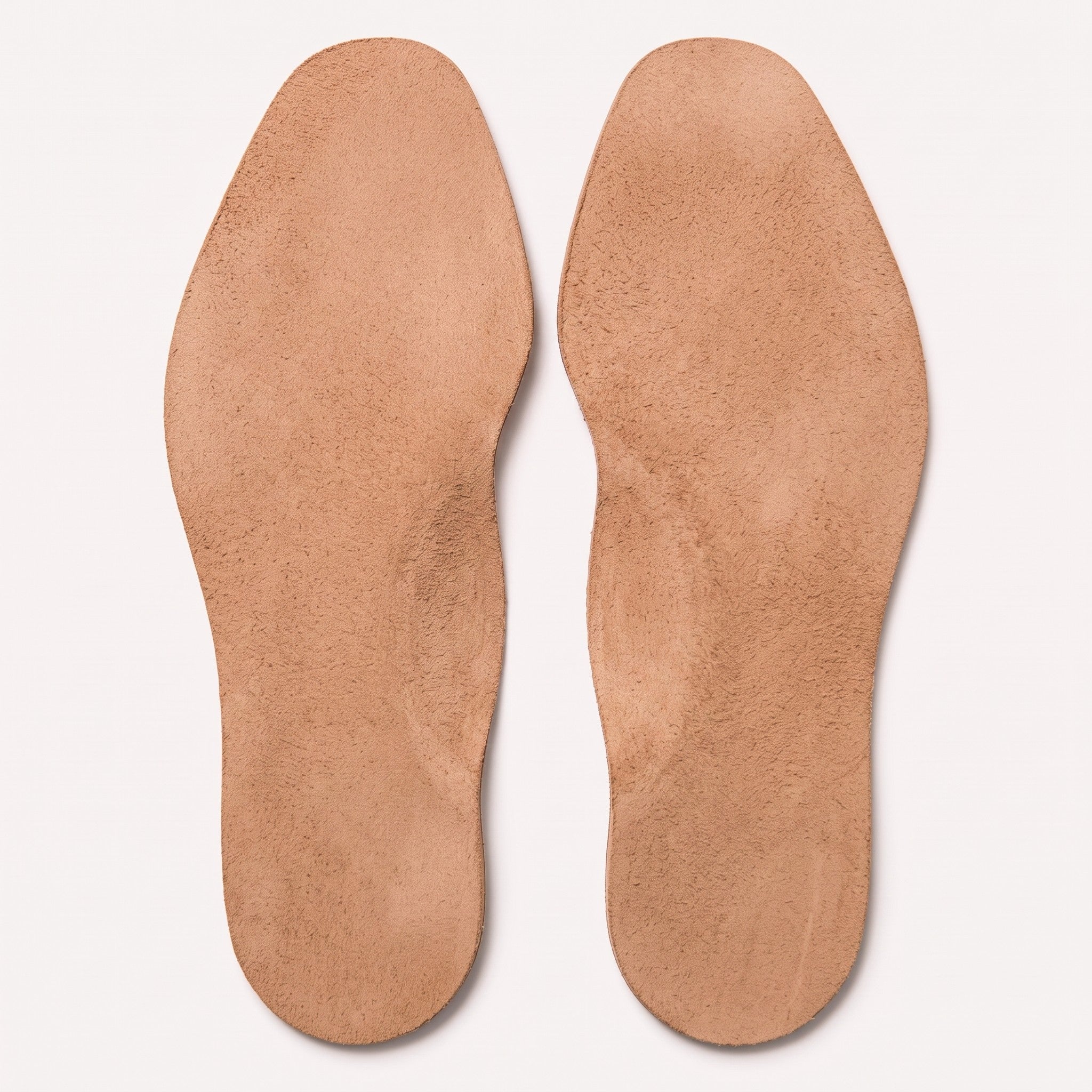 Light Brown Diamond-Punched Full-Grain Leather Insoles — Finham