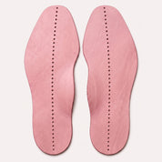 Rose Pink Centre-Line Perforated Full-Grain Leather Insoles — Abborne