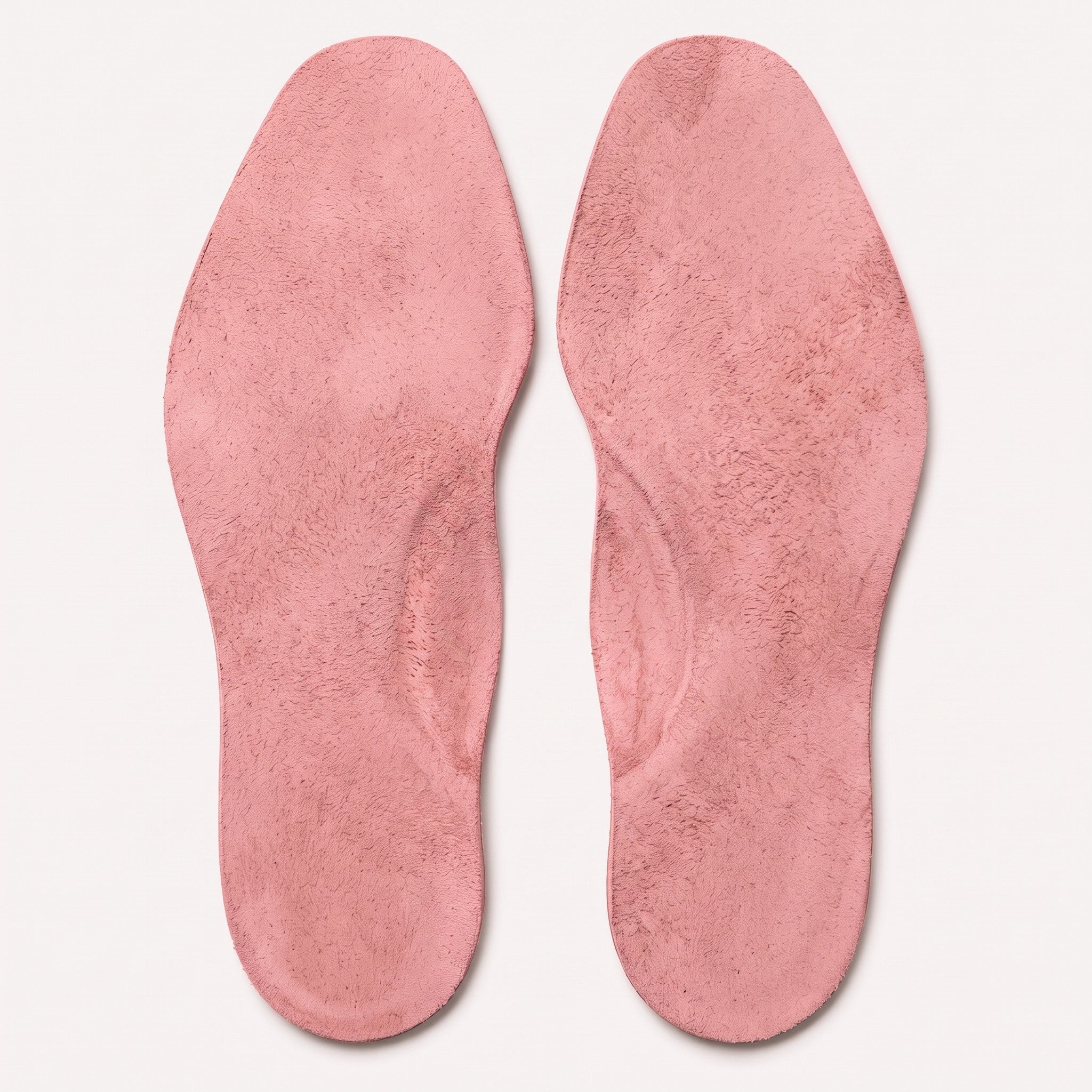 Rose Pink Centre-Line Perforated Full-Grain Leather Insoles — Abborne
