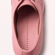 Rose Pink Centre-Line Perforated Full-Grain Leather Insoles — Abborne