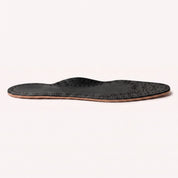 Black Wingtip Brogue Full-Grain Leather Insoles — Bassett