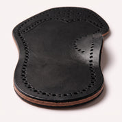 Black Wingtip Brogue Full-Grain Leather Insoles — Bassett