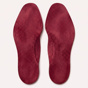 Burgundy Wingtip Brogue Full-Grain Leather Insoles — Bassett