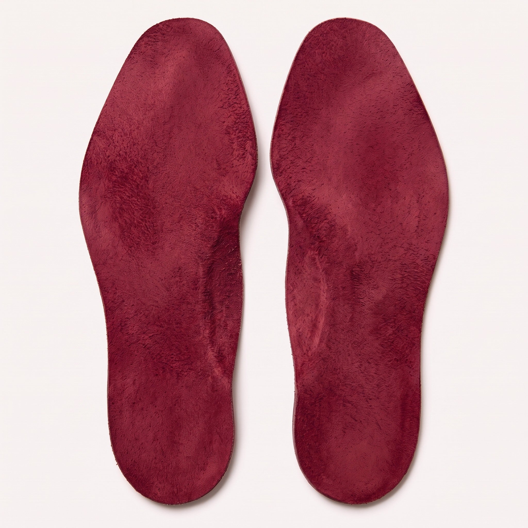 Burgundy Wingtip Brogue Full-Grain Leather Insoles — Bassett