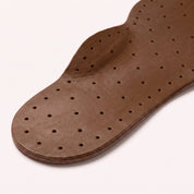 Antique Brown Leather Insoles – Slim Shoe Inserts — Finham