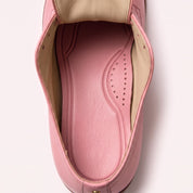 Rose Pink Wingtip Full-Grain Leather Insoles — Adridge