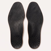Black Leather Insoles, Breathable Shoe Inserts — Apley
