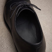 Black Slim Full - Length Leather Insoles — Blaydon