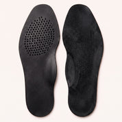 Black Slim Full - Length Leather Insoles — Blaydon