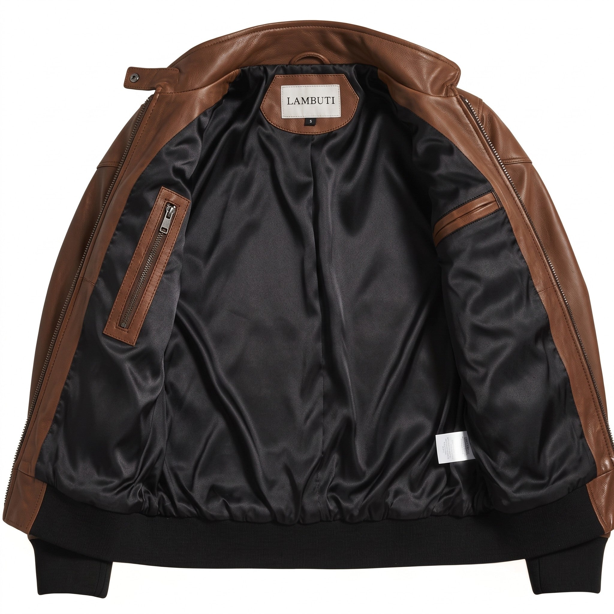Women's Brown Hooded Leather Bomber Jacket — Arnott