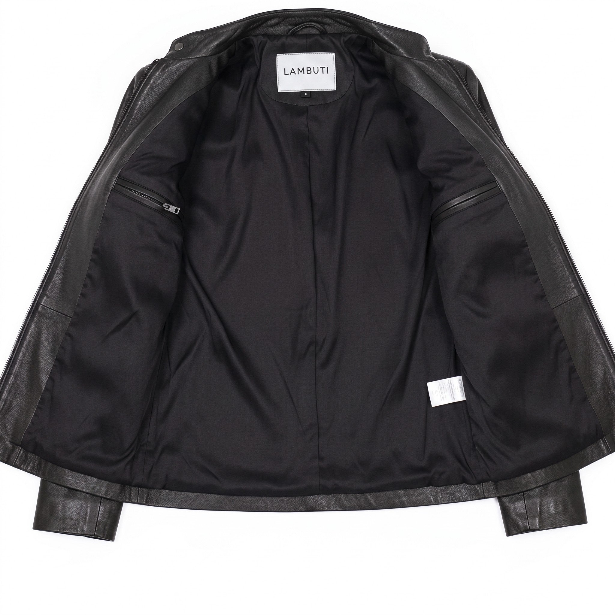 Women's Black Leather Cafe Racer Jacket — Ingleby
