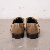 Men's Tan Fringe Leather Kiltie Loafers — Ross
