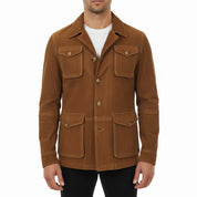 Men's Handmade Safari Suede Jacket