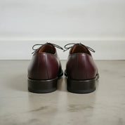 Men's Burgundy Brogue Leather Oxfords — Chadburn