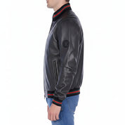 Men's Handmade Bomber Leather Jacket
