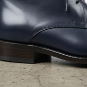 Handmade Men's Navy Blue Chukka Ankle Boots