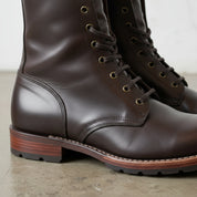 Handcrafted Men's  Leather Lace-Up Ankle Combat Boots