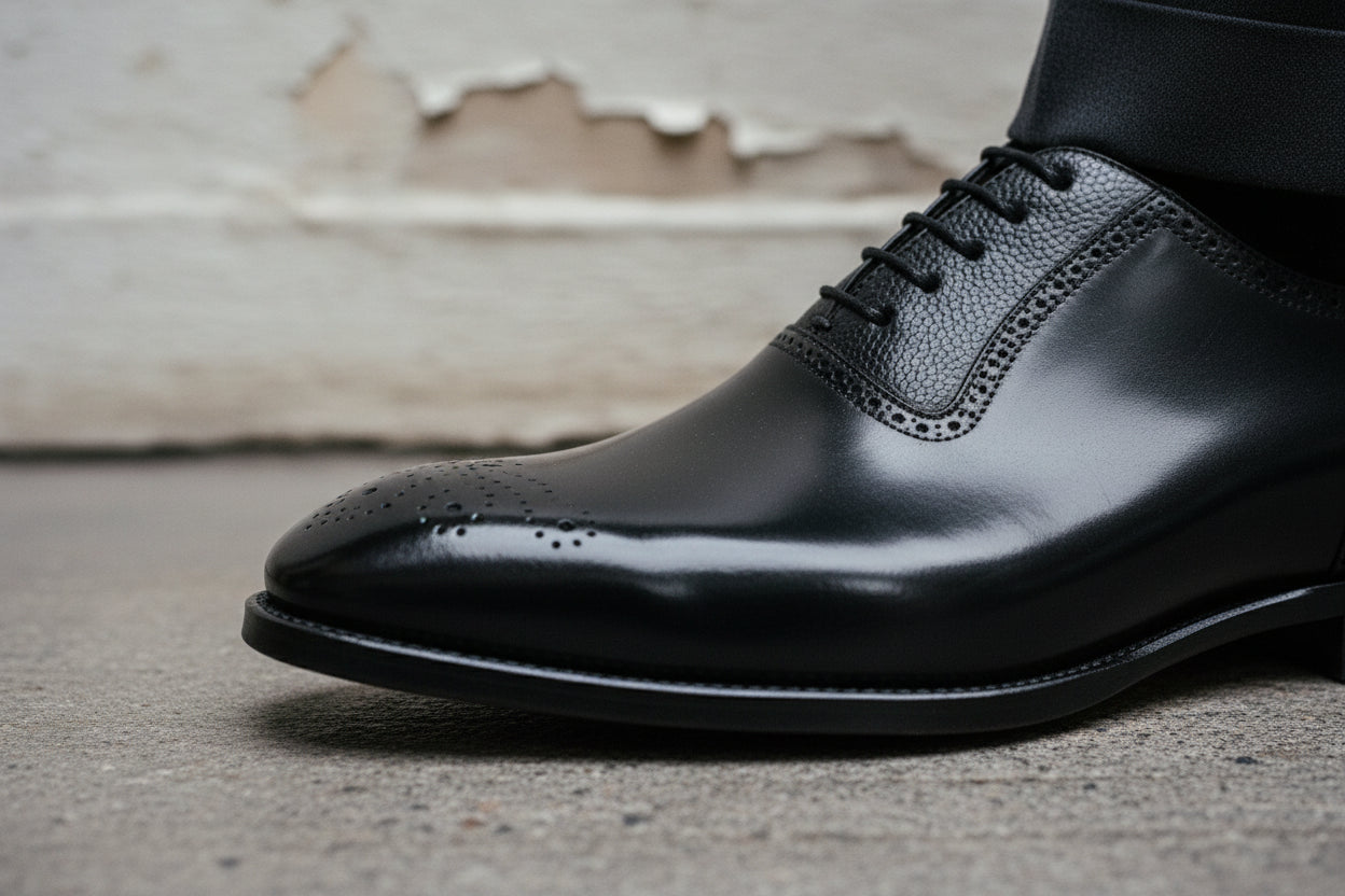 Handcrafted Men's Brogue Formal Leather Shoes