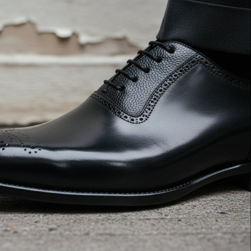 Handcrafted Men's Brogue Formal Leather Shoes
