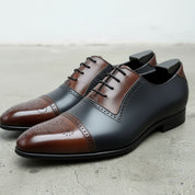 Men's Two Tone Leather Spectator Shoes