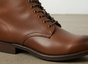 Handmade Men's Brown Lace Up  Ankle Boots