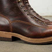 Men's Handmade Work Boot Full-Grain Leather Ankle Boots