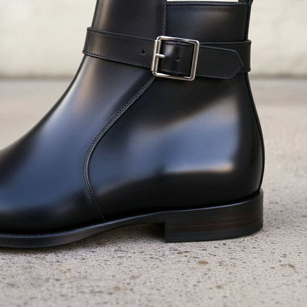 Men's Handmade High Ankle Leather Boots