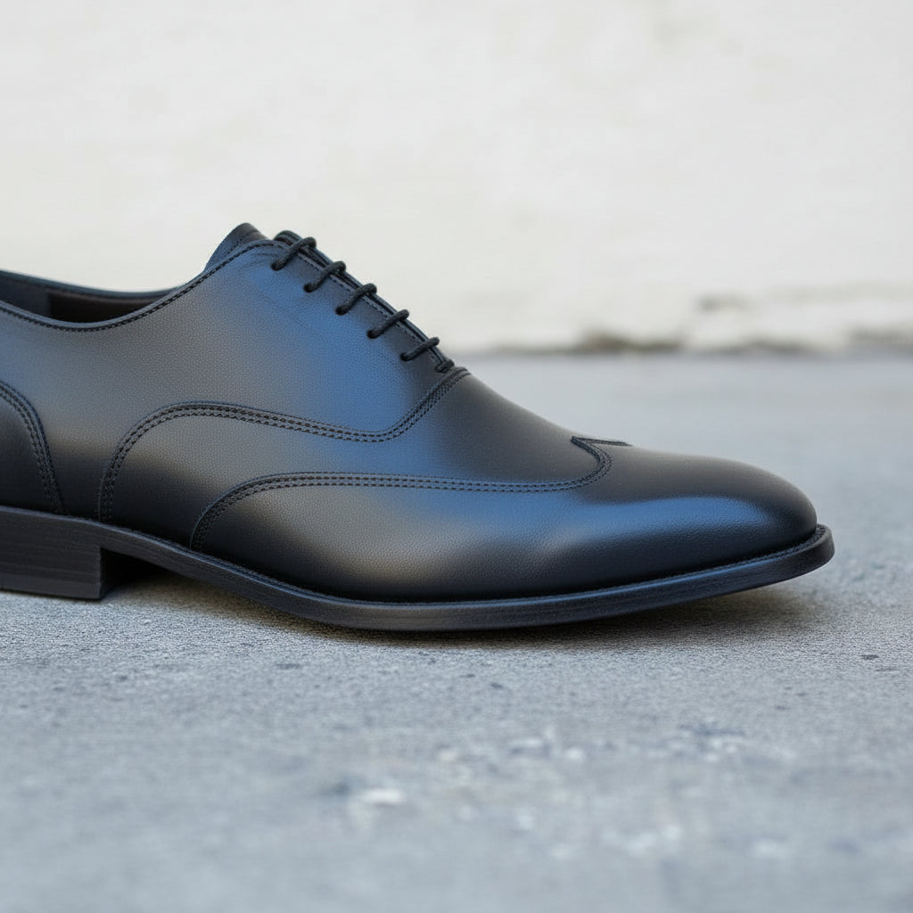 Handmade Oxford Footwear - Black Formal Dress Shoes