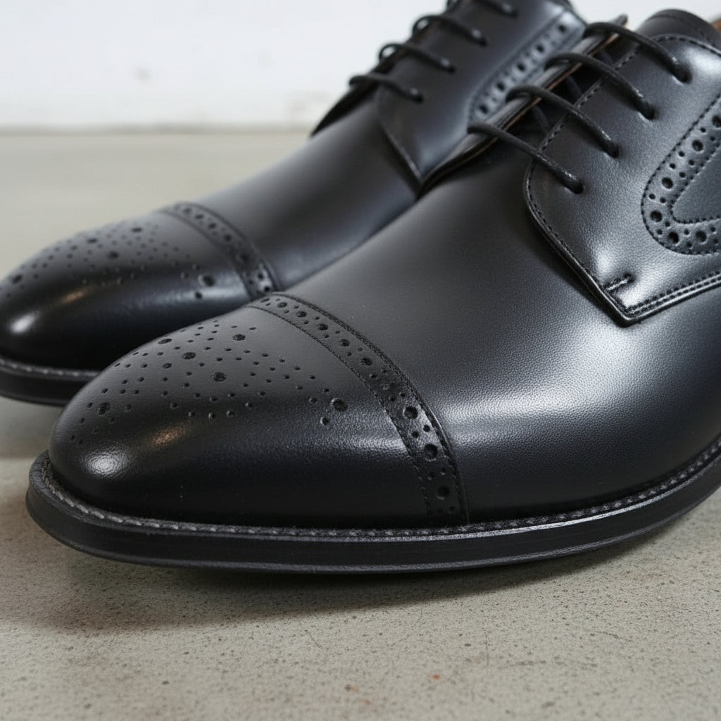 Men's Handmade Leather Brogue Dress Shoes
