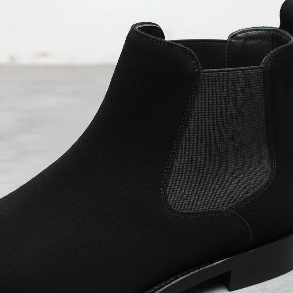 Handcrafted Men's Suede Chelsea Boots