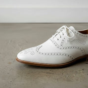 Handmade Wingtip Brogue Party Lace Up Full Grain Leather Men's Dress Shoes